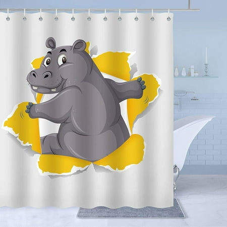 Cartoon Underwater Animal Bathroom Waterproof Fabric Mildew Shower Curtain Hooks Cartoon Underwater Animal Bathroom Waterproof Fabric Mildew Shower Curtain Hooks